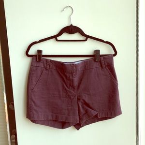 J. Crew Chino Shorts (Eggplant)